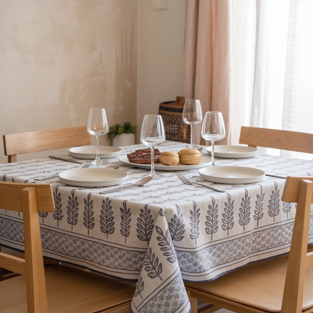 Cotton and Linen Decor with table runners 