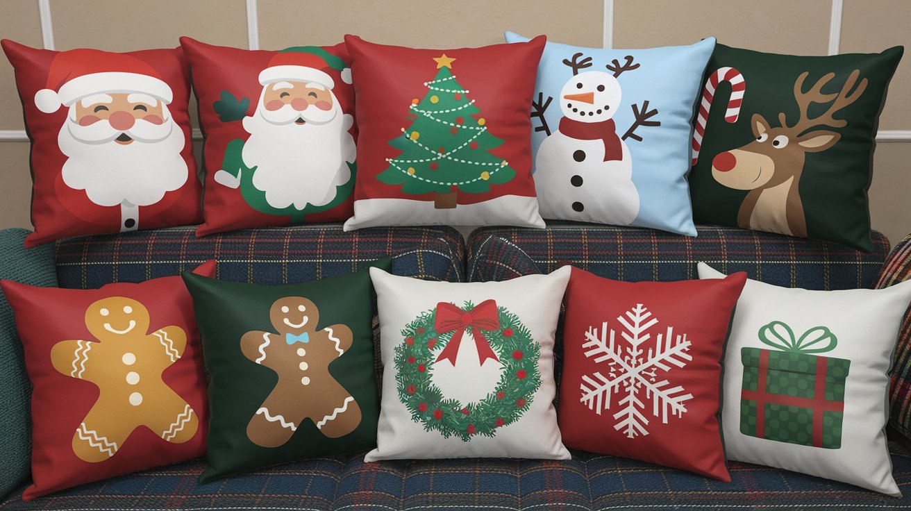 10 Festive Christmas Pillow Covers to Cozy Up Your Holiday Decor