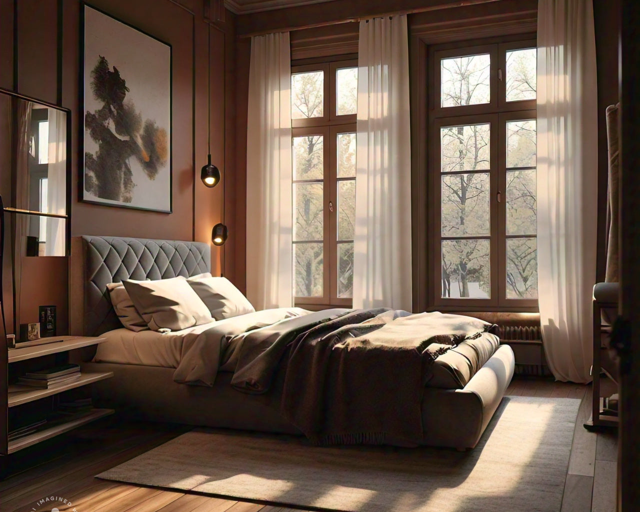 7 Clever Ways to Style a Bedroom with a Bed in Front of the Window