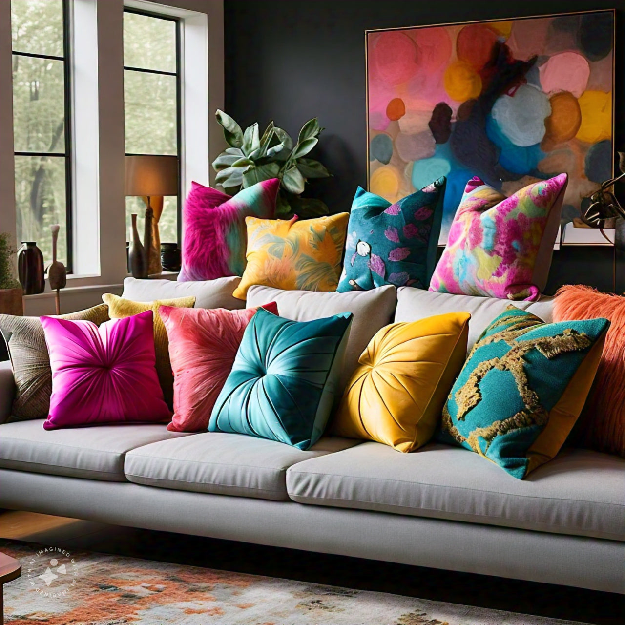 10 Stunning Throw Pillow Colors to Complement Your Grey Couch