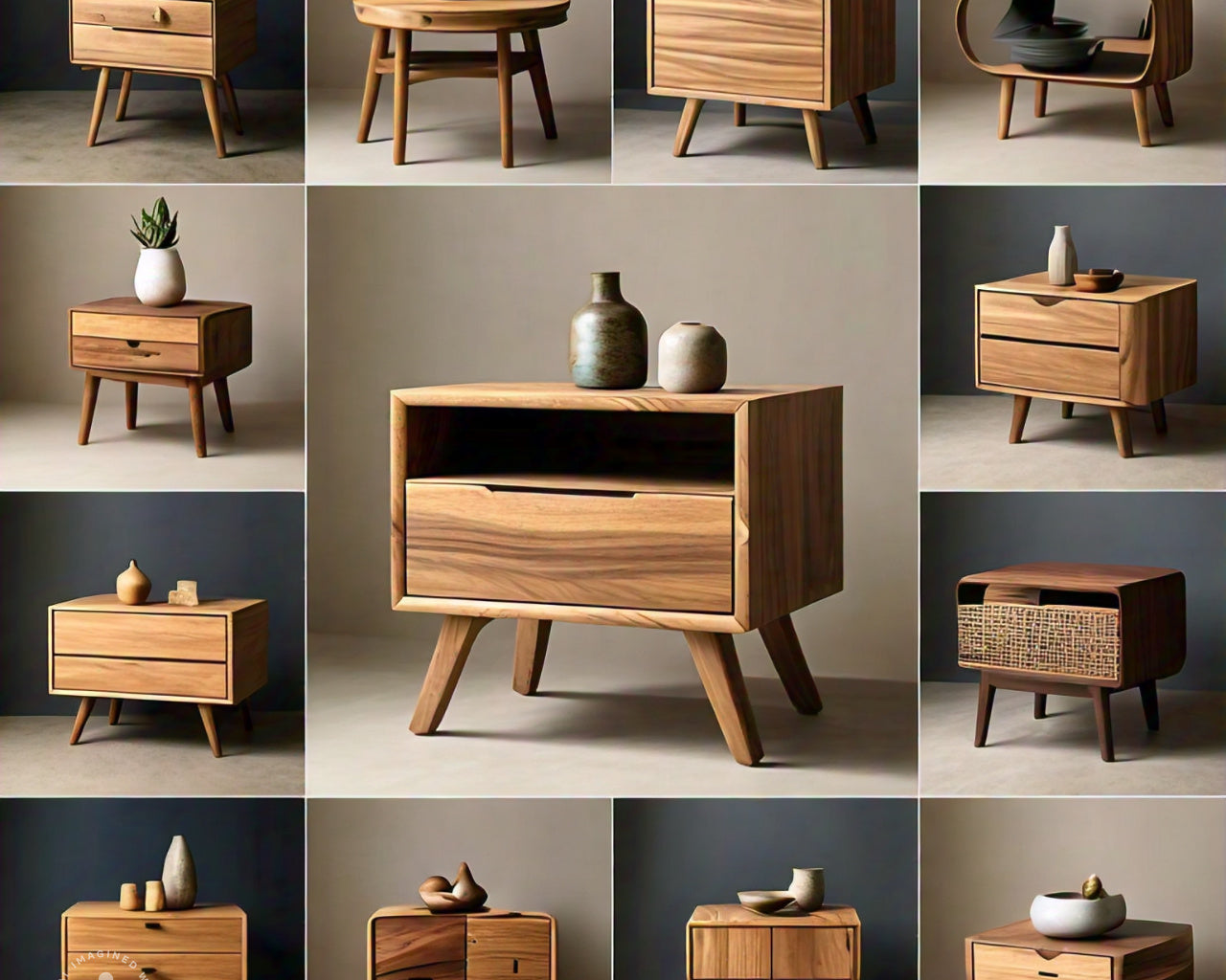 8 Gorgeous Nightstand Styles Made from Sustainable Wood