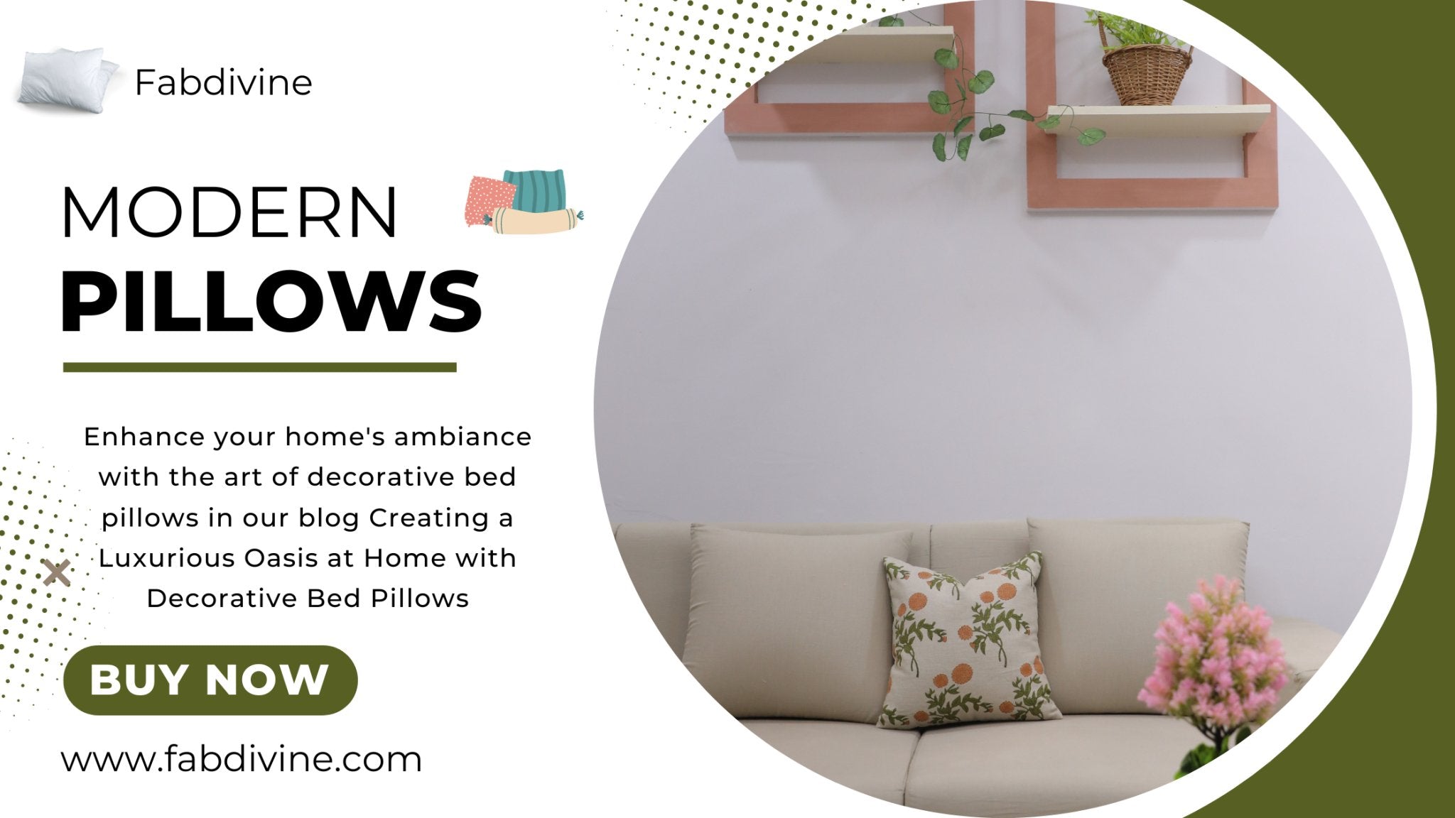 Creating a Luxurious Oasis at Home with the Art of Decorative Bed Pillows - FABDIVINE LLC