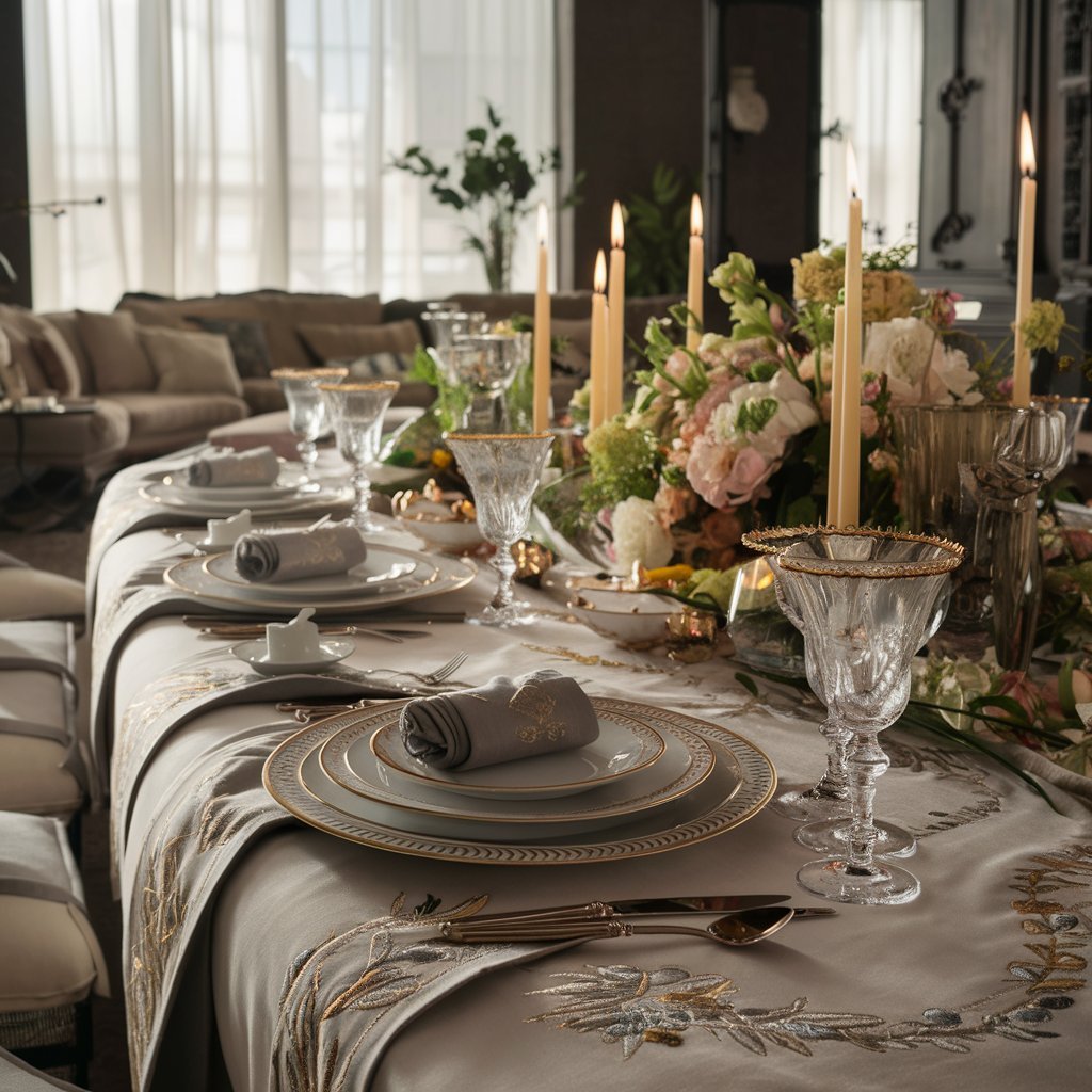 Elevate Your Dining Experience with Luxury Table Linens - FABDIVINE LLC