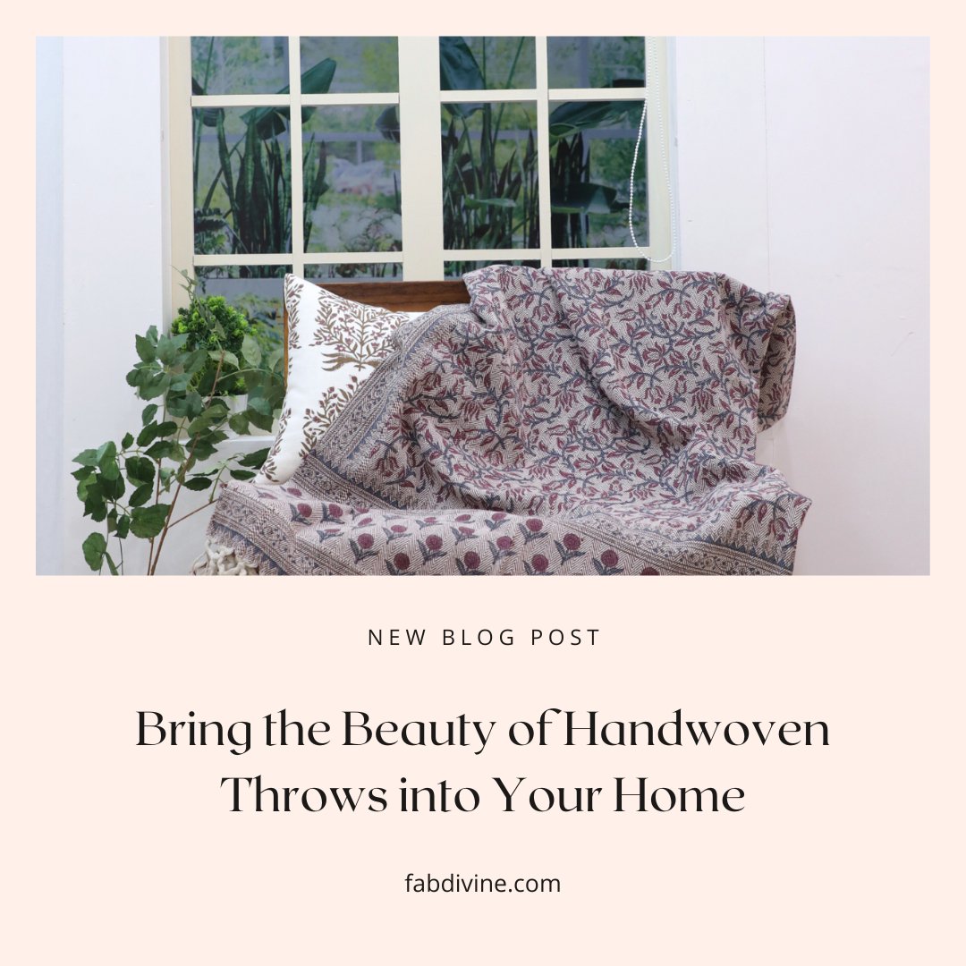 Embrace the Artisan: Bring the Beauty of Handwoven Throws into Your Home - FABDIVINE LLC