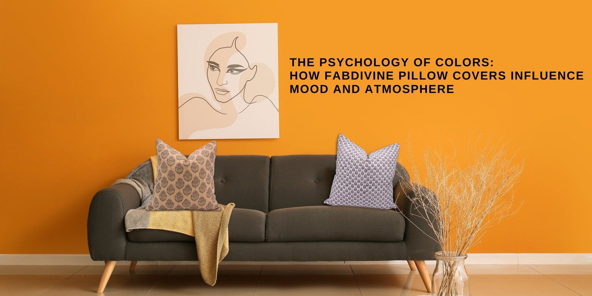 The Psychology of Colors: How Fabdivine Pillow Covers Influence Mood and Atmosphere - Fabdivine