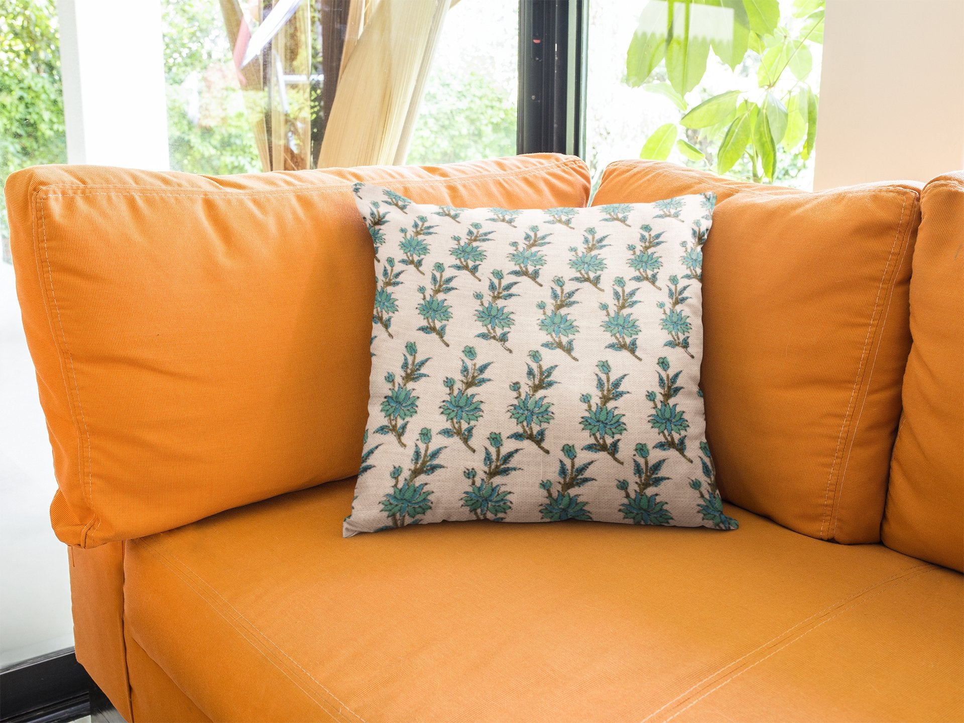 Unveiling the Uniqueness of Block Print on Linen Fabric: Decorative Pillow Covers - FABDIVINE LLC