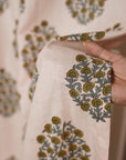 WINDOW BLOCK PRINTED COLORED RING VISCOSE LINEN DRAPERY/CURTAIN COVERING - GUDHAL