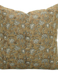 Block print Pillow cover for sofa, couch or bed- Pure Linen- NAYAAB - Fabdivine