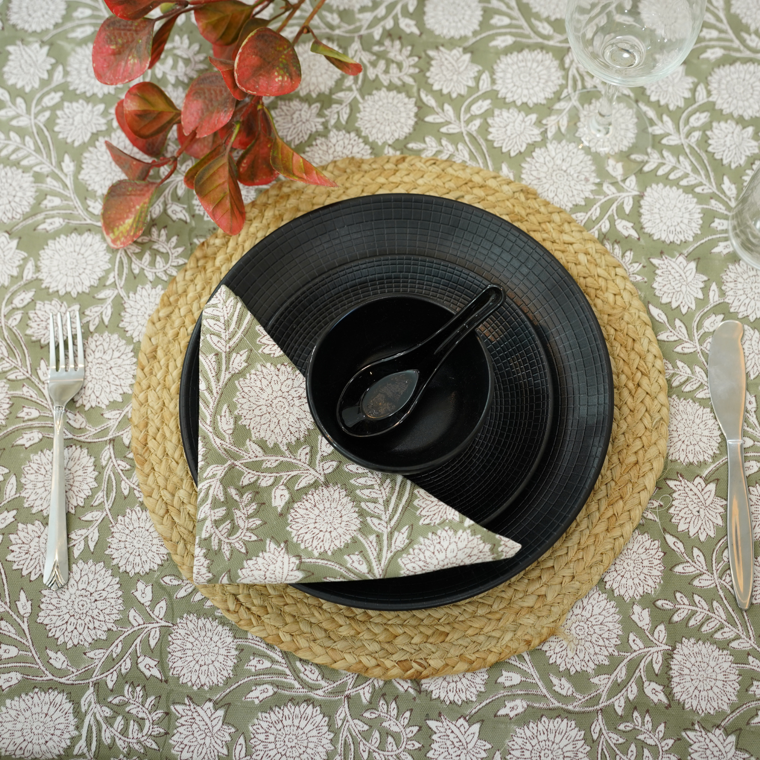 Duck Canvas Table Cloth-Rajat