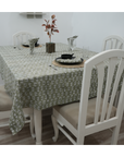 Thick Cottonwhite Table Cloth-Superstar