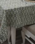 Thick Cottonwhite Table Cloth-Superstar