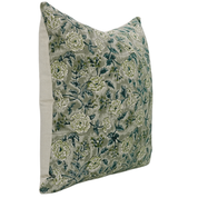 Block print Duck Canvas throw pillow cover- RAMESHWARAM - Fabdivine