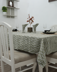 Thick Cottonwhite Table Cloth-Superstar