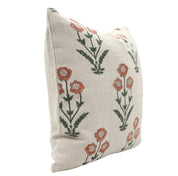 Block Print Linen Pillow Cover- AMITABH - Fabdivine