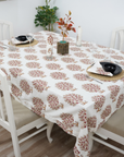 Thick Cotton White Table Cloth-Anar