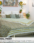 Cotton Quilts/Blanket – Mediumweight & Block Printed