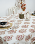 Thick Cotton White Table Cloth-Anar