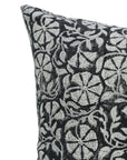 Block print Pillow cover for sofa, couch or bed- Off White Linen- RUDRAKSH - Fabdivine