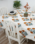 Thick Cotton White Table Cloth-Badshah