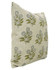 Hand Block Print Thick Linen Cushion Cover-Neha