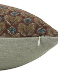 Square/Lumber block print pillow cover- Thick Linen- TITLI - Fabdivine