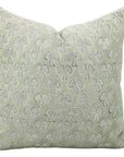 Square/Lumber block print pillow cover- Pure Linen- MUSHAK - Fabdivine