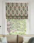 Thick Linen Block Print Roman Shade -Amitabh