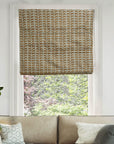 Pure Linen Boho Block Print Roman Blinds-Garud