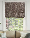 Pure Linen Floral Blackout Shade For Room-Amritvela