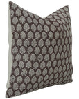 Square/Lumber Block Printed Pillow Cover - Thick Cotton - Sangmarmar Jaal