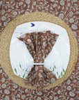 Set Of 4 Handcrafted Dining Dã©Cor Table Napkin-Himachal