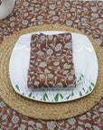 Set Of 4 Handcrafted Dining Dã©Cor Table Napkin-Himachal