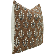 Throw Pillow Cover –Designer Collection of Hand Block Print Thick Cotton- NEELGAGAN - Fabdivine