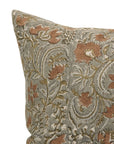 Block Print Pillow Cover For Sofa Couch Or Bed - Thick Linen - Kundanvan