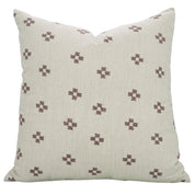 Living Room Linen Blend Pillow Cover - Hand Block Printed Design