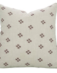 Living Room Linen Blend Pillow Cover - Hand Block Printed Design