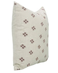 Living Room Linen Blend Pillow Cover - Hand Block Printed Design