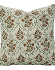 Block Print Pillow Cover For Sofa, Couch Or Bed- Pure Linen- Vishaal Pushap