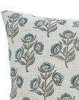 Block Print Viscous Linen Pillow Cover-Bealpatra