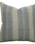 Block print Pillow cover for sofa, couch or bed- Thick Linen- KAJU KATLI - Fabdivine