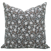 Throw Pillow Cover –Designer Collection of Hand Block Print Pure Linen- AMRITVELA - Fabdivine