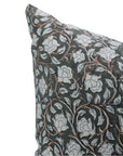 Throw Pillow Cover Designer Collection Of Hand Block Print Pure Linen - Amritvela