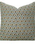 Block Print Pure Linen  Pillow Cover-Shehnaaz