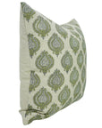 Block Print Linen Blend Pillow Cover-Uday