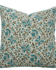 Hand Block Print Thick Linen Cushion Cover-Neerabel