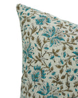 Hand Block Print Thick Linen Cushion Cover-Neerabel