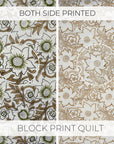 Block Printed Soft Cotton Block Printed  for Elegant Housewarming Decor