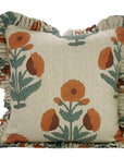 Block Print Thick Linen Pillow Cover-Badshah