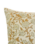 Throw Pillow Cover “Designer Collection Of Hand Block Print Cotton Satin Set Of 4- Mrignayani