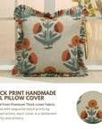 Block Print Thick Linen Pillow Cover-Badshah